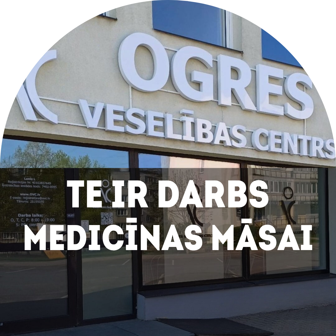 TE IR DARBS Medicīnas māsai